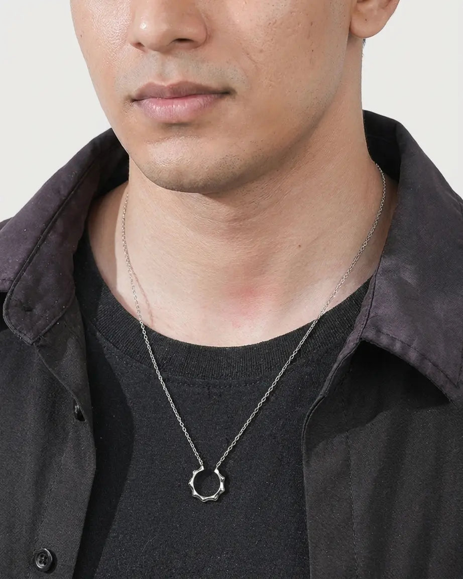 Drift Into Forever Couple Necklace -  Silver Necklace by BLINGLANE