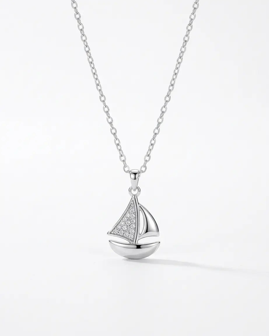 Drift Into Forever Couple Necklace -  Silver Necklace by BLINGLANE
