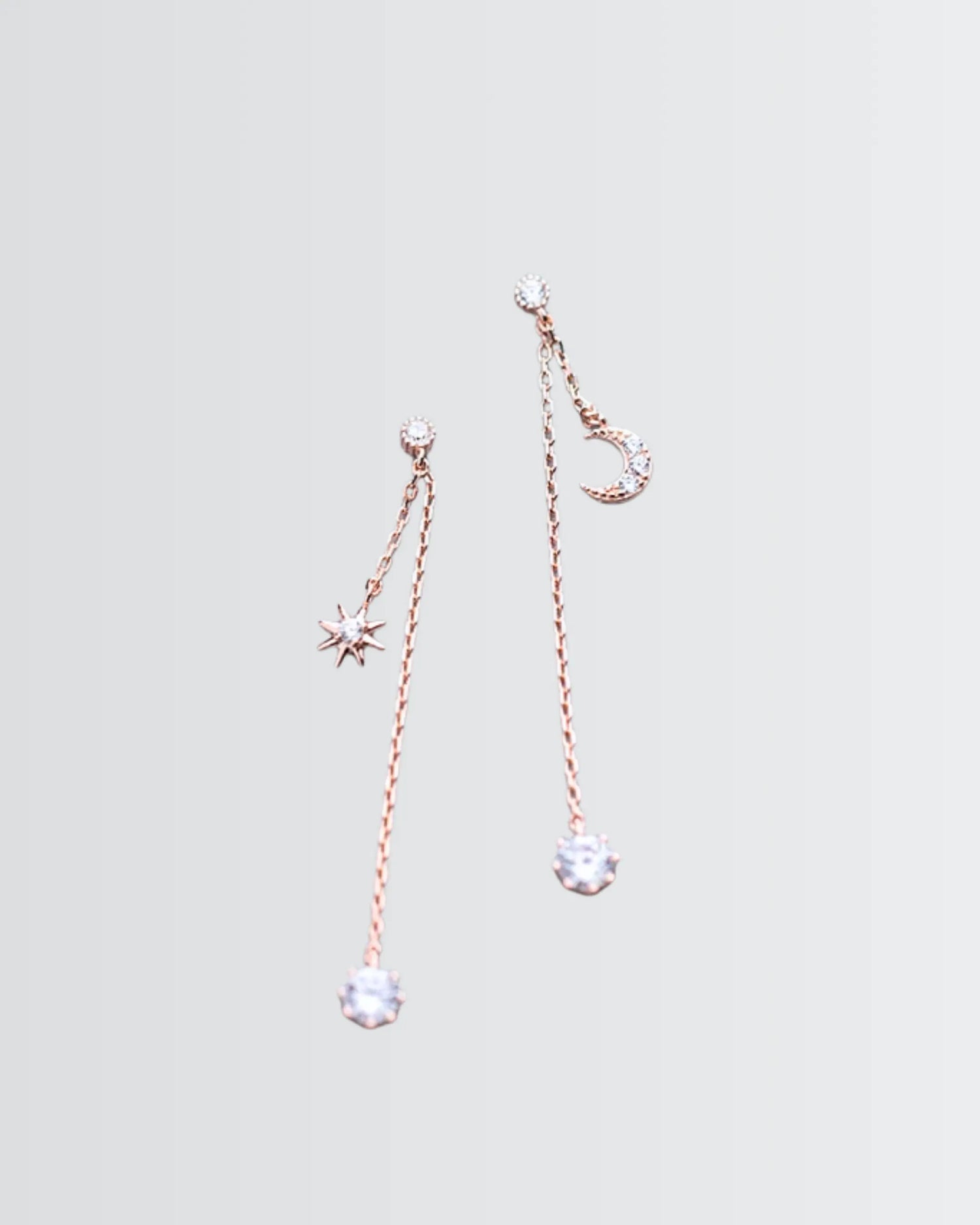 Eclipse Charm Earrings -  Silver Earrings by BLINGLANE