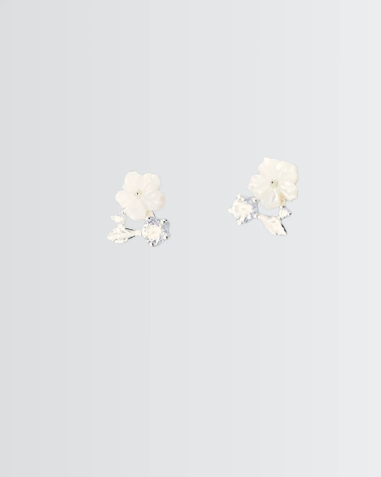 Efflorescence Mini Studs -  Silver Earrings by BLINGLANE