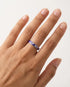 Frozen In Time Together Love Bands -  Silver Ring by BLINGLANE