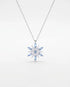 Frozen in Time Snowflake Necklace -  Silver Necklace by BLINGLANE