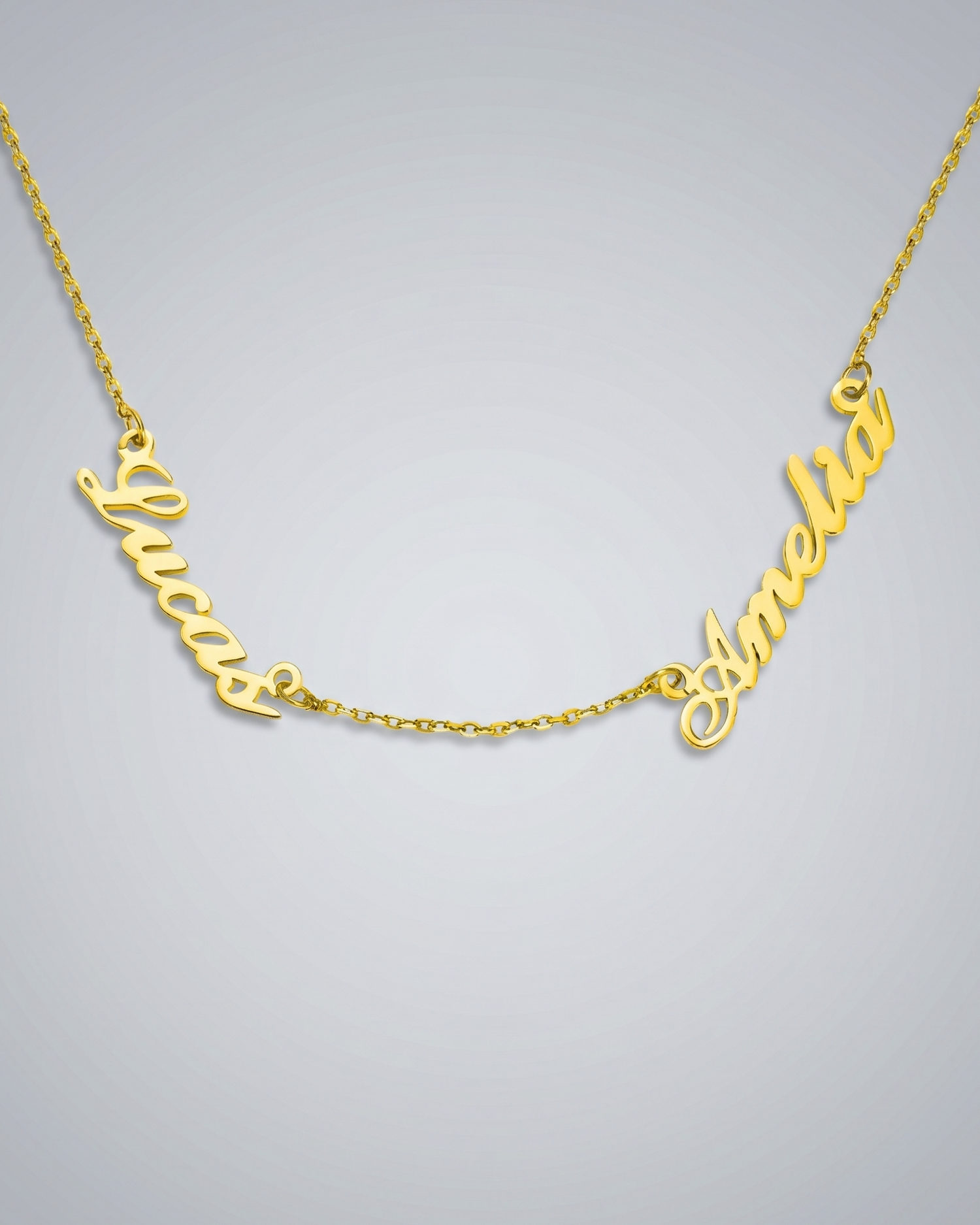 Personalize Two Names Necklace - jewellery by BLINGLANE