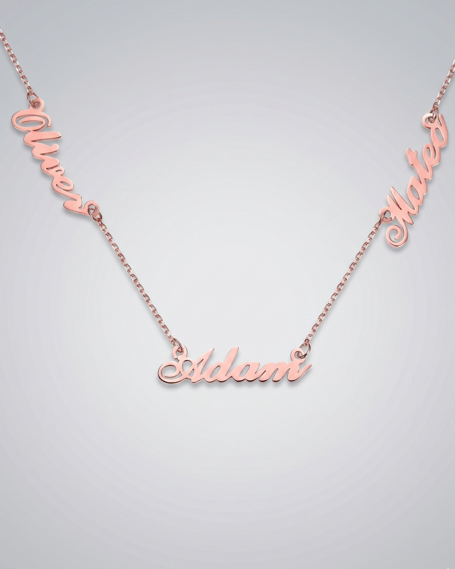 Personalize Three Names Necklace - jewellery by BLINGLANE