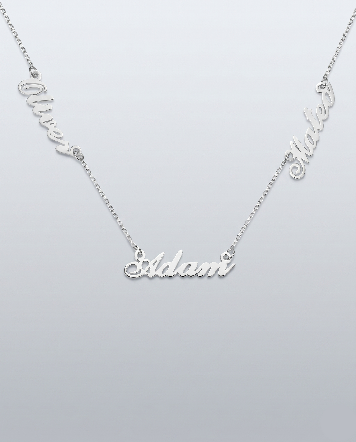Personalize Three Names Necklace - jewellery by BLINGLANE