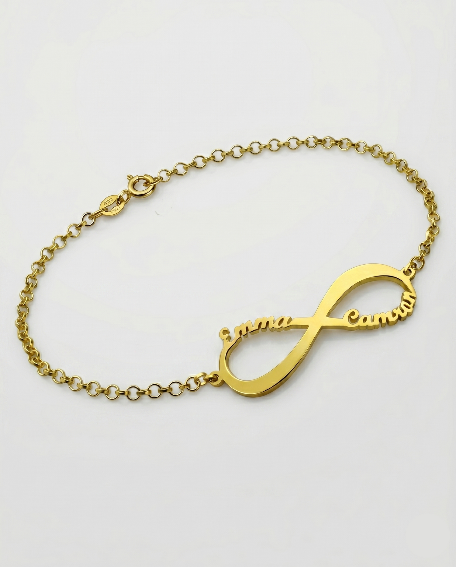 Personalize Your Names Infinity Bracelet - jewellery by BLINGLANE