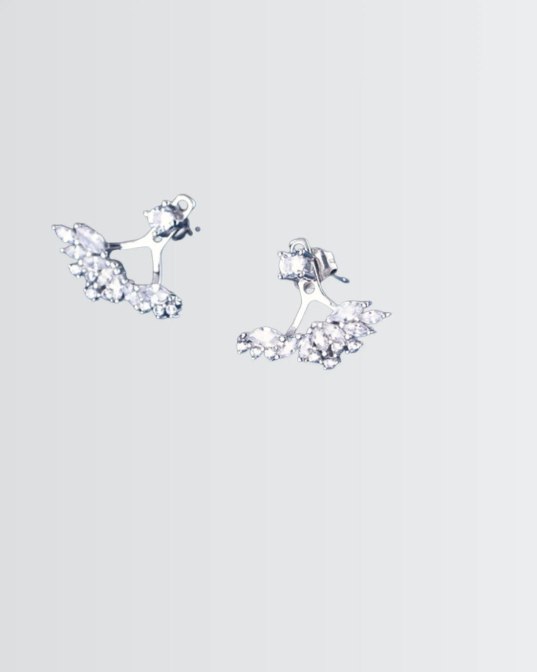 Glitter Glaze Elite Earrings -  Silver Earrings by BLINGLANE