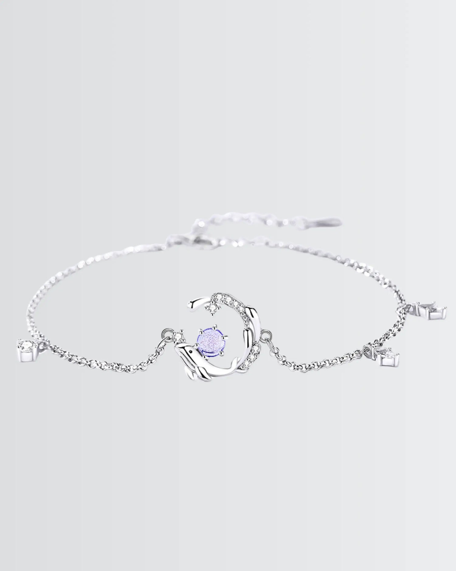 Grace In The Deep Bracelet -  Silver Bracelet by BLINGLANE