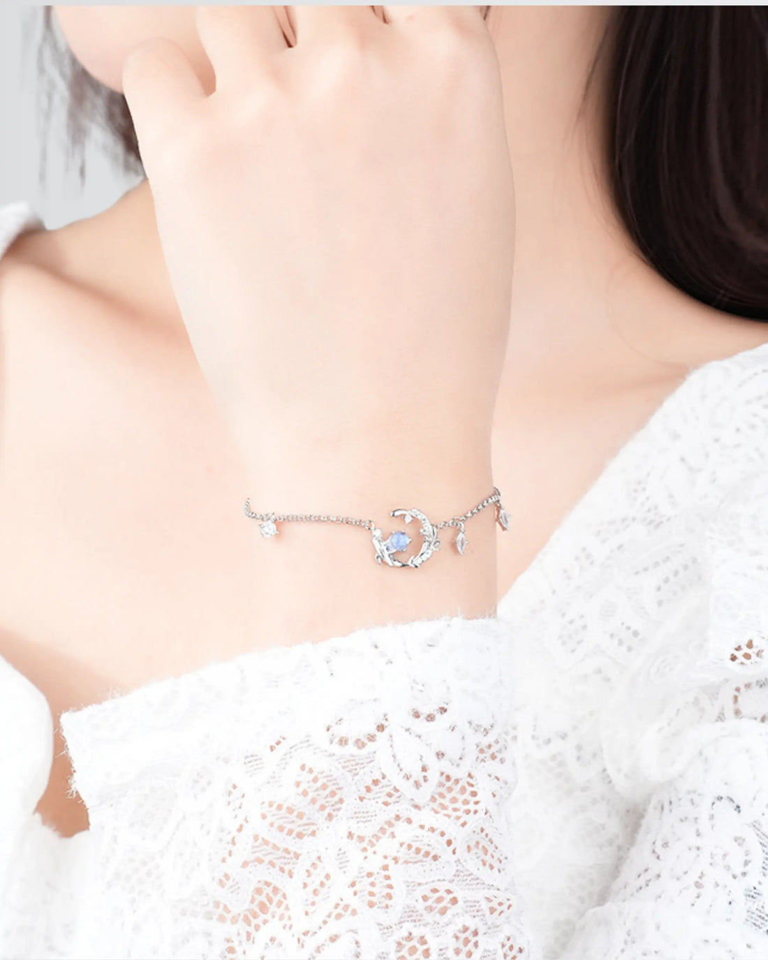 Grace In The Deep Bracelet -  Silver Bracelet by BLINGLANE