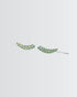 Graced By Flora Ear Climbers -  Silver Earrings by BLINGLANE