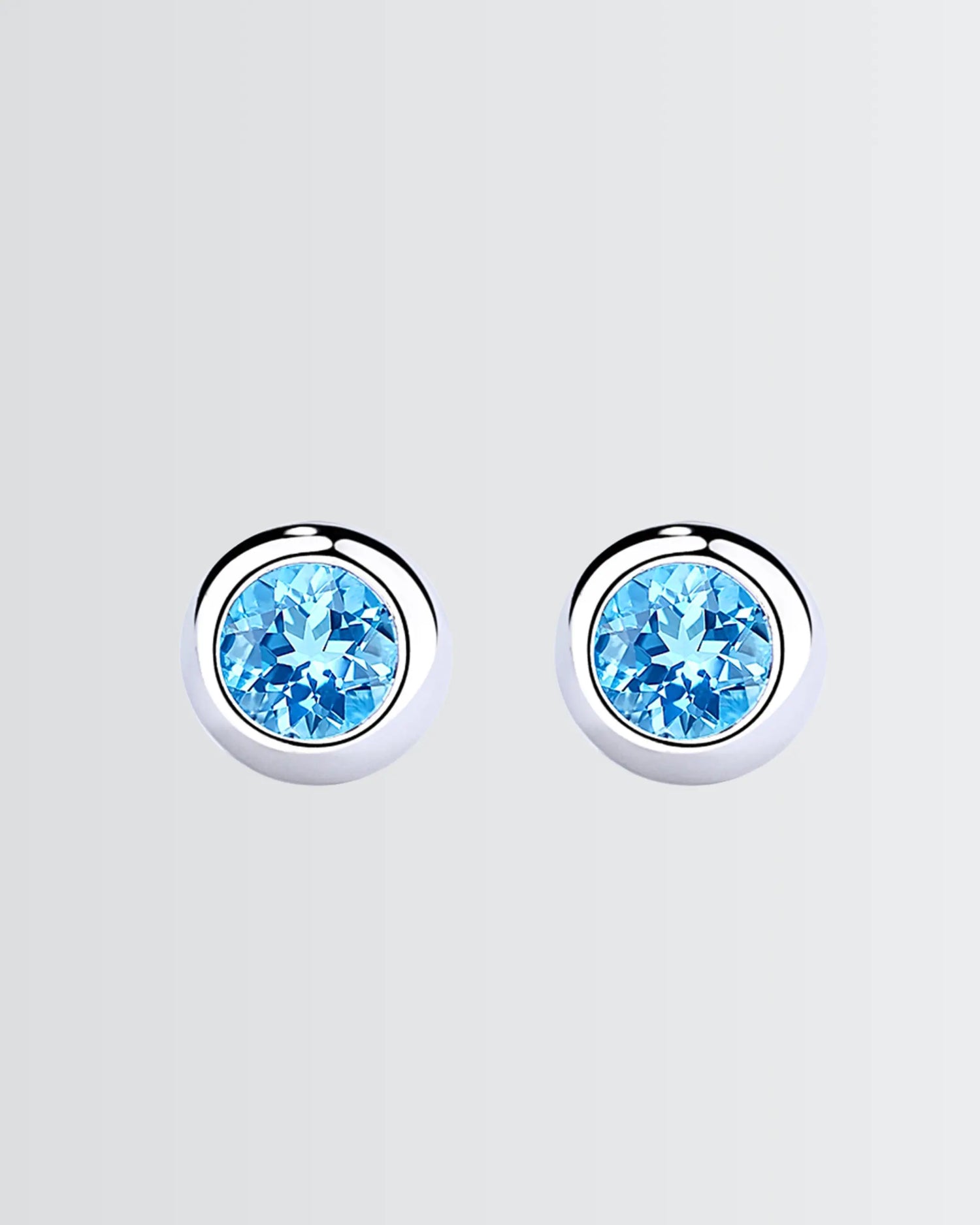 Guiding Light Studs -  Silver Earrings by BLINGLANE