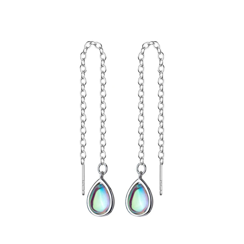 Teardrop Threader Earrings