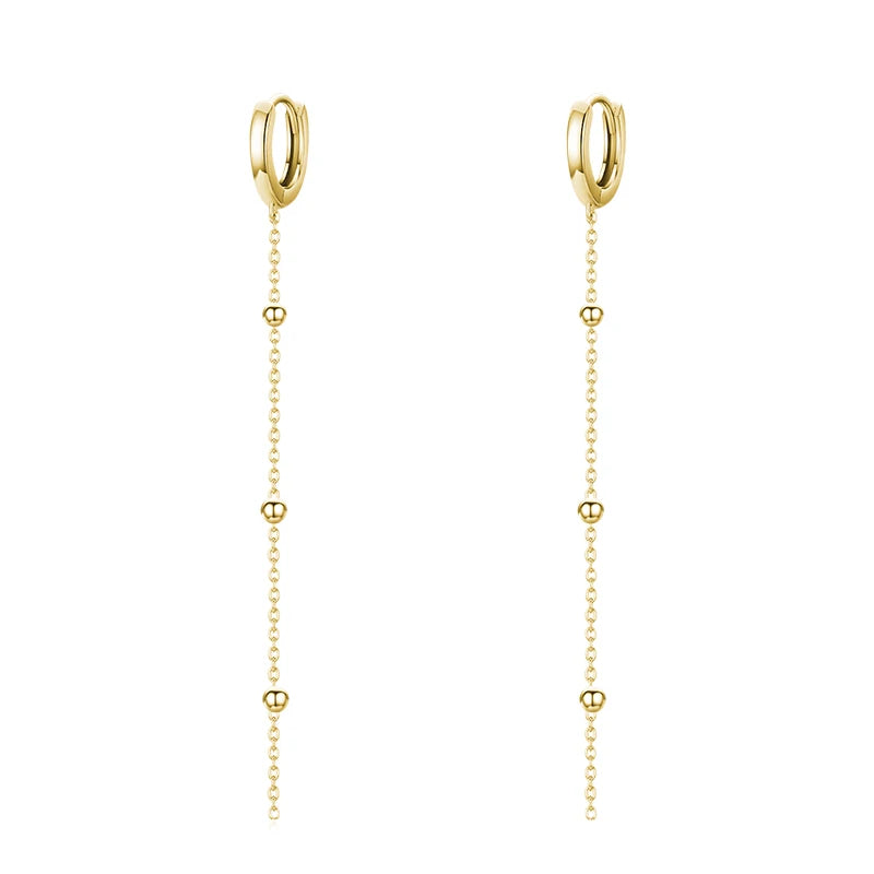 Dainty Drape Hoops Earrings