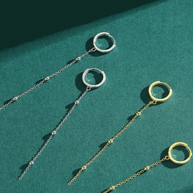 Dainty Drape Hoops Earrings