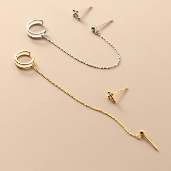 Polished Chic Cuff Earrings