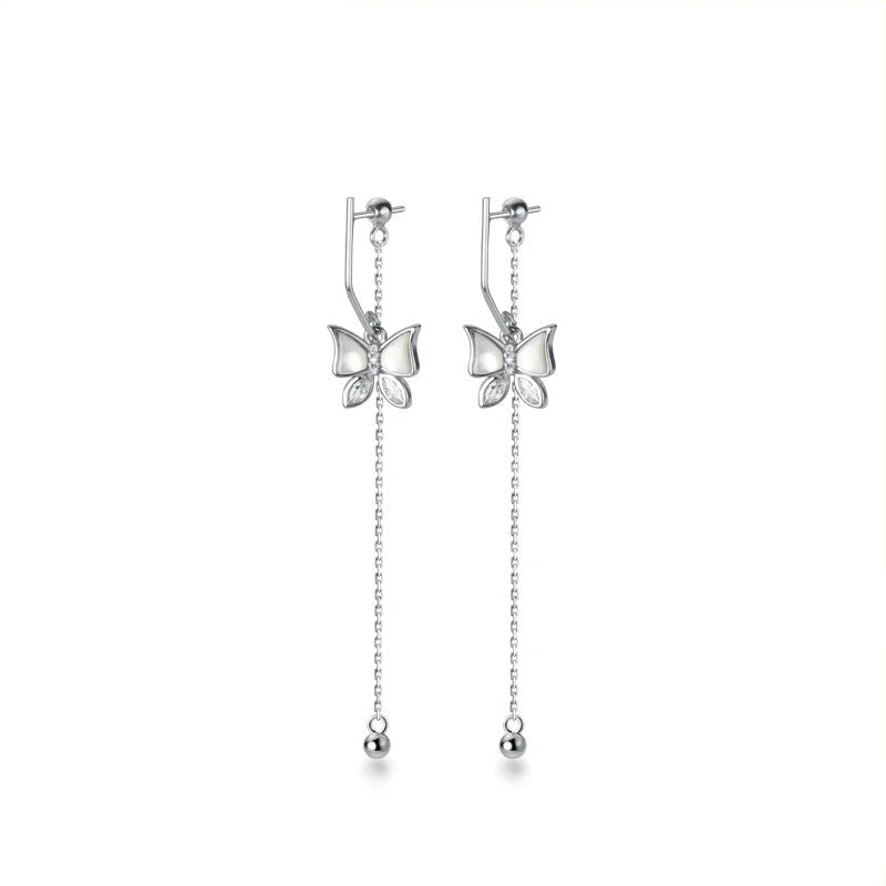 Butterfly Tassel Earrings