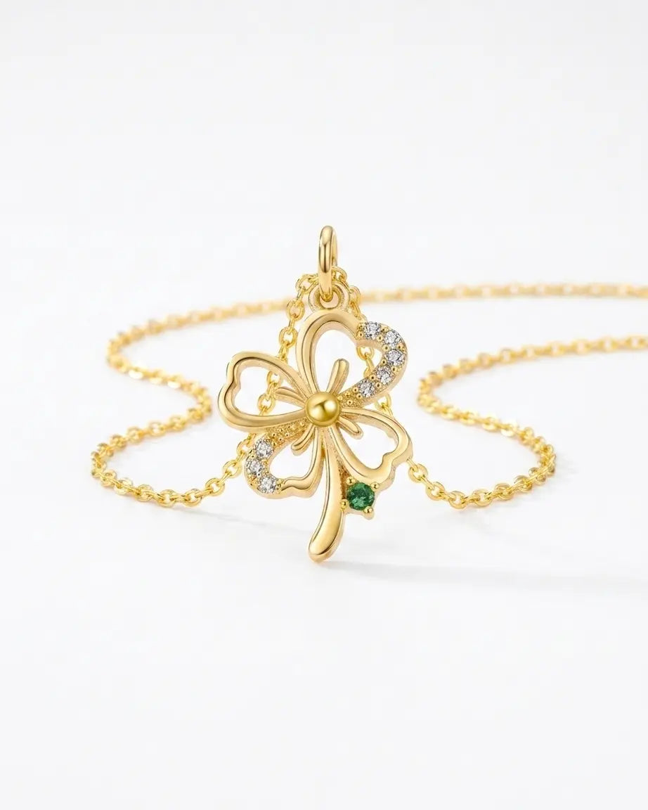 Hope In Every Leaf Necklace - Silver Necklace by BLINGLANE