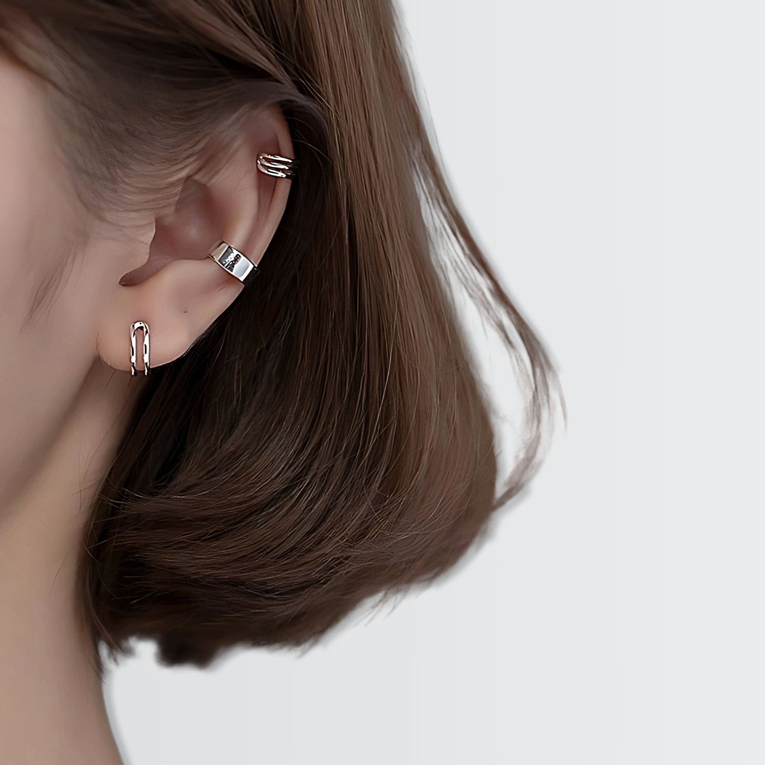 Snazzy Chic Huggie Ear Cuffs