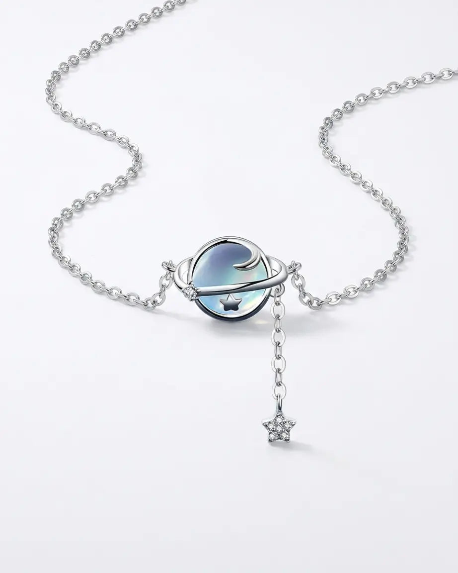 Infinite Universe Necklace -  Silver Necklace by BLINGLANE
