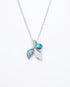 Leafline Elegance Necklace -  Silver Necklace by BLINGLANE