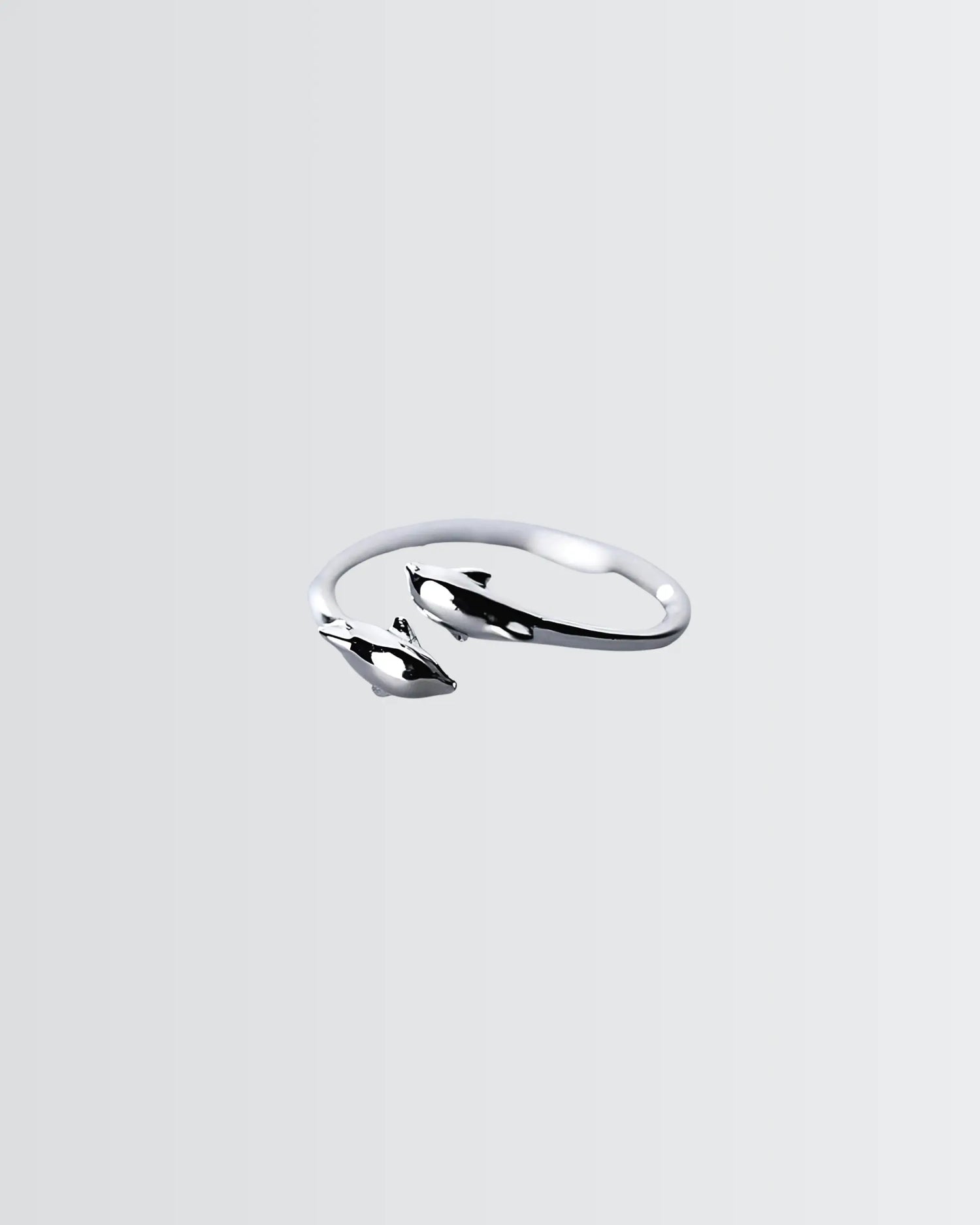Leaping Through Seas Ring -  Silver Ring by BLINGLANE