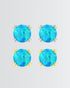 Let Your Ears Catch The Glow Studs -  Silver Earrings by BLINGLANE