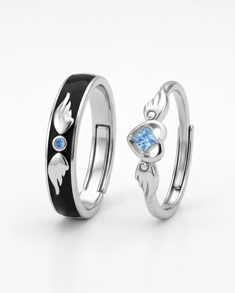 Lifted By Love Forever Love Bands - Silver Ring by BLINGLANE
