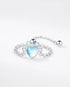 Linked By Love Chain Ring -  Silver Ring by BLINGLANE