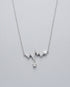 Love in Rhythm Necklace -  Silver Necklace by BLINGLANE