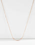 Luxe Line Minimal Necklace -  Silver Necklace by BLINGLANE