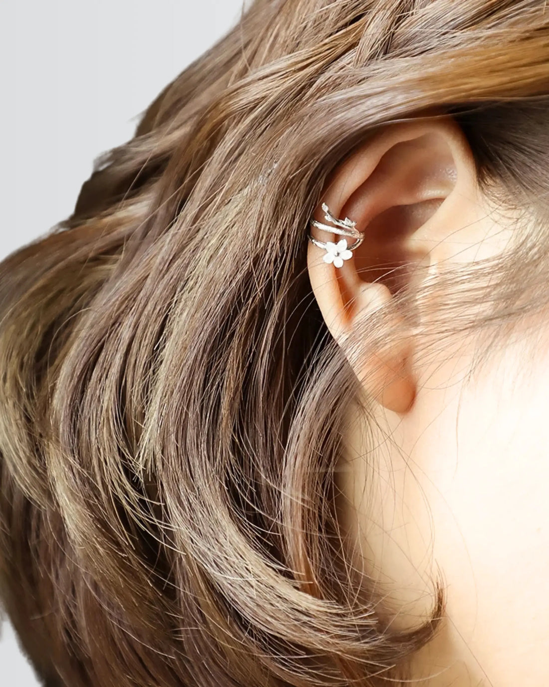 Morning Dewdrop Ear Cuffs -  Silver Earrings by BLINGLANE