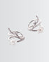 Morning Dewdrop Ear Cuffs -  Silver Earrings by BLINGLANE