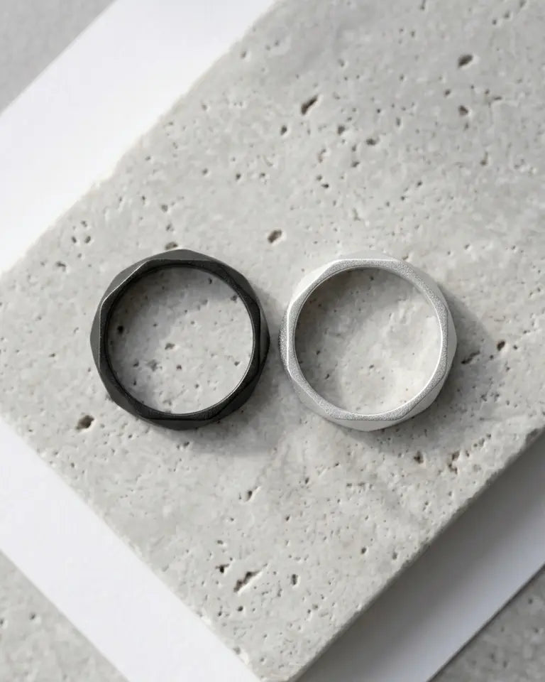 My Everlasting Love For You Love bands -  Silver Rings by BLINGLANE