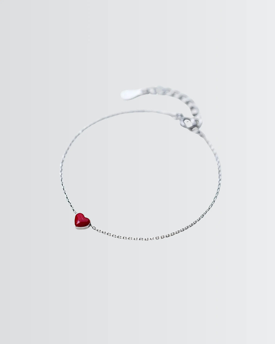 My Little Heart Minimal Bracelet -  Silver Bracelet by BLINGLANE