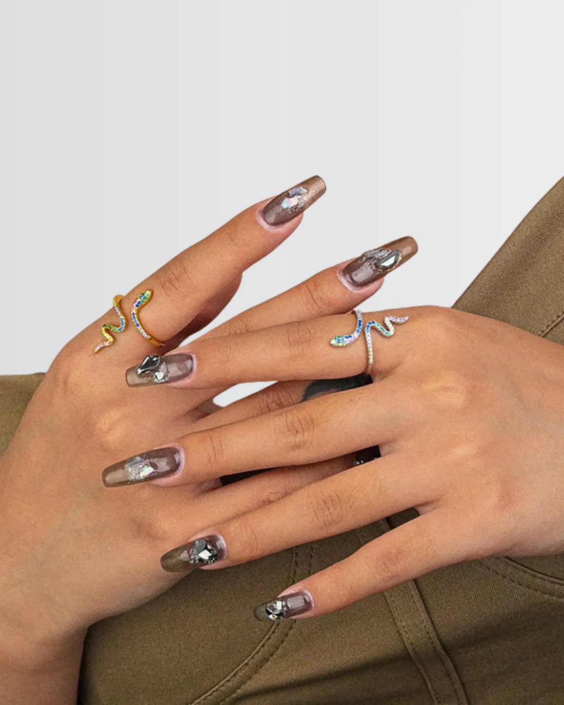 Mystic Serpent Ring -  Silver Ring by BLINGLANE