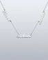 Personalize Three Names Necklace -  Silver Necklace by BLINGLANE