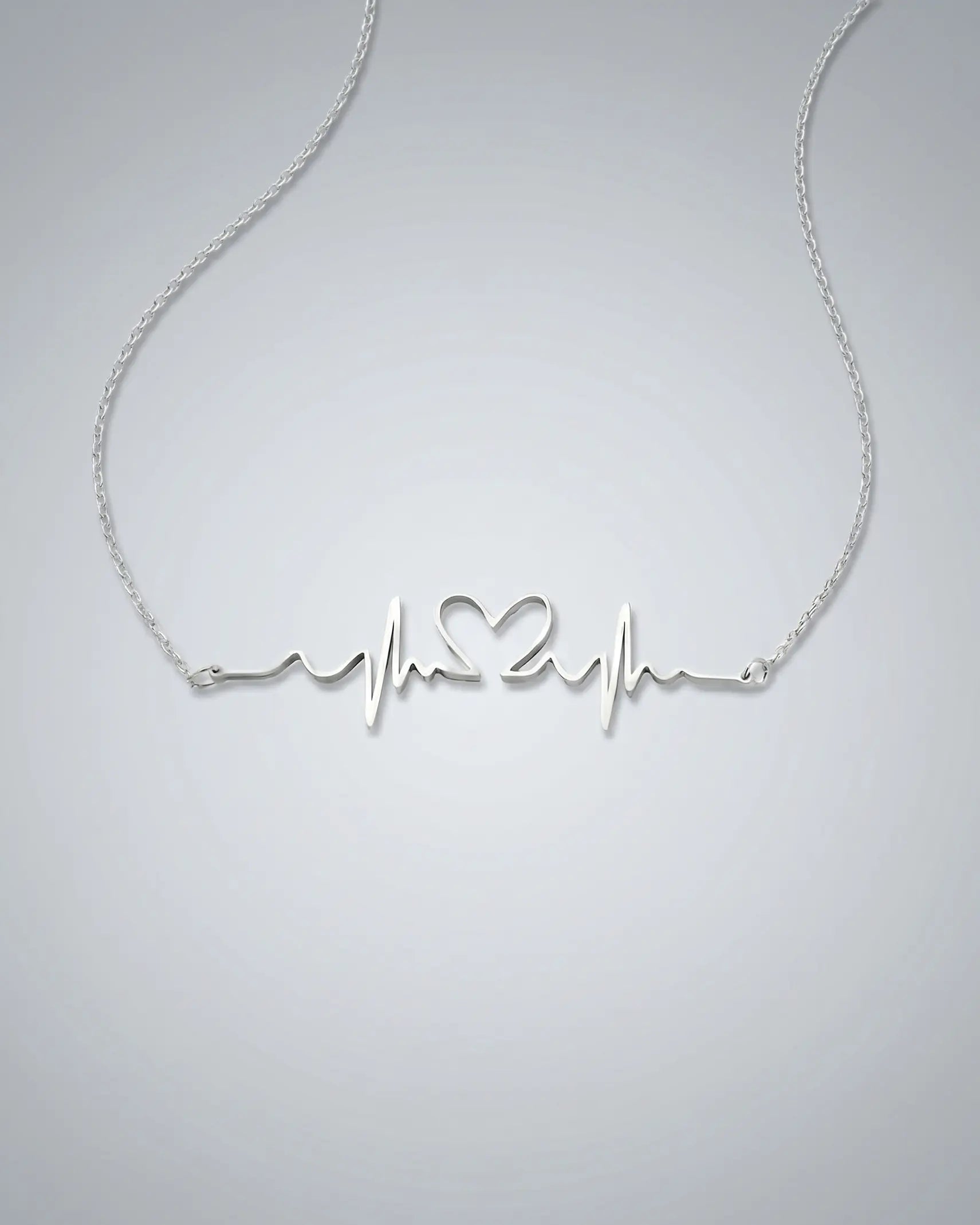 Personalize Your ECG Heart Lifeline Necklace -  Fashion Necklace by BLINGLANE