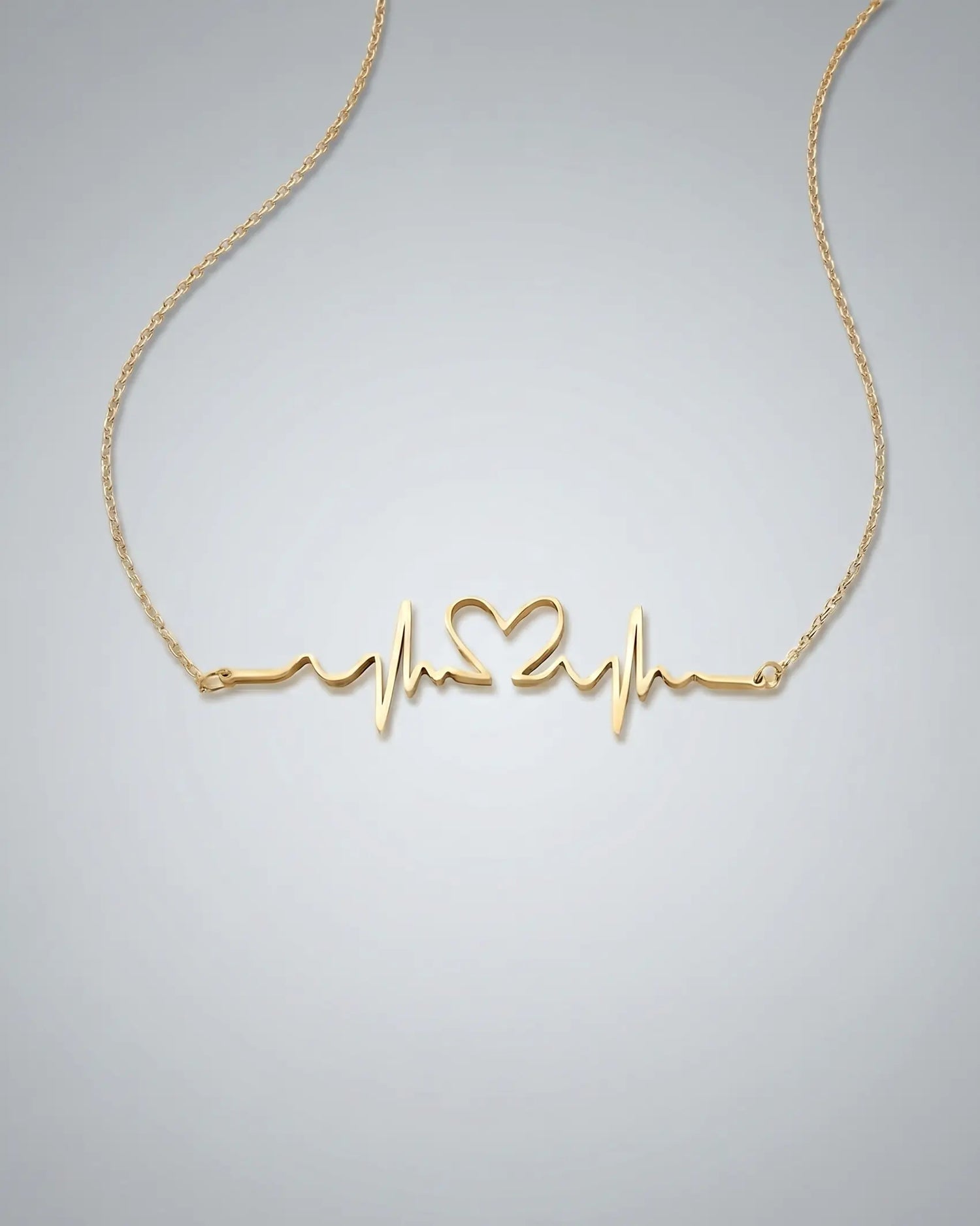 Personalize Your ECG Heart Lifeline Necklace -  Fashion Necklace by BLINGLANE
