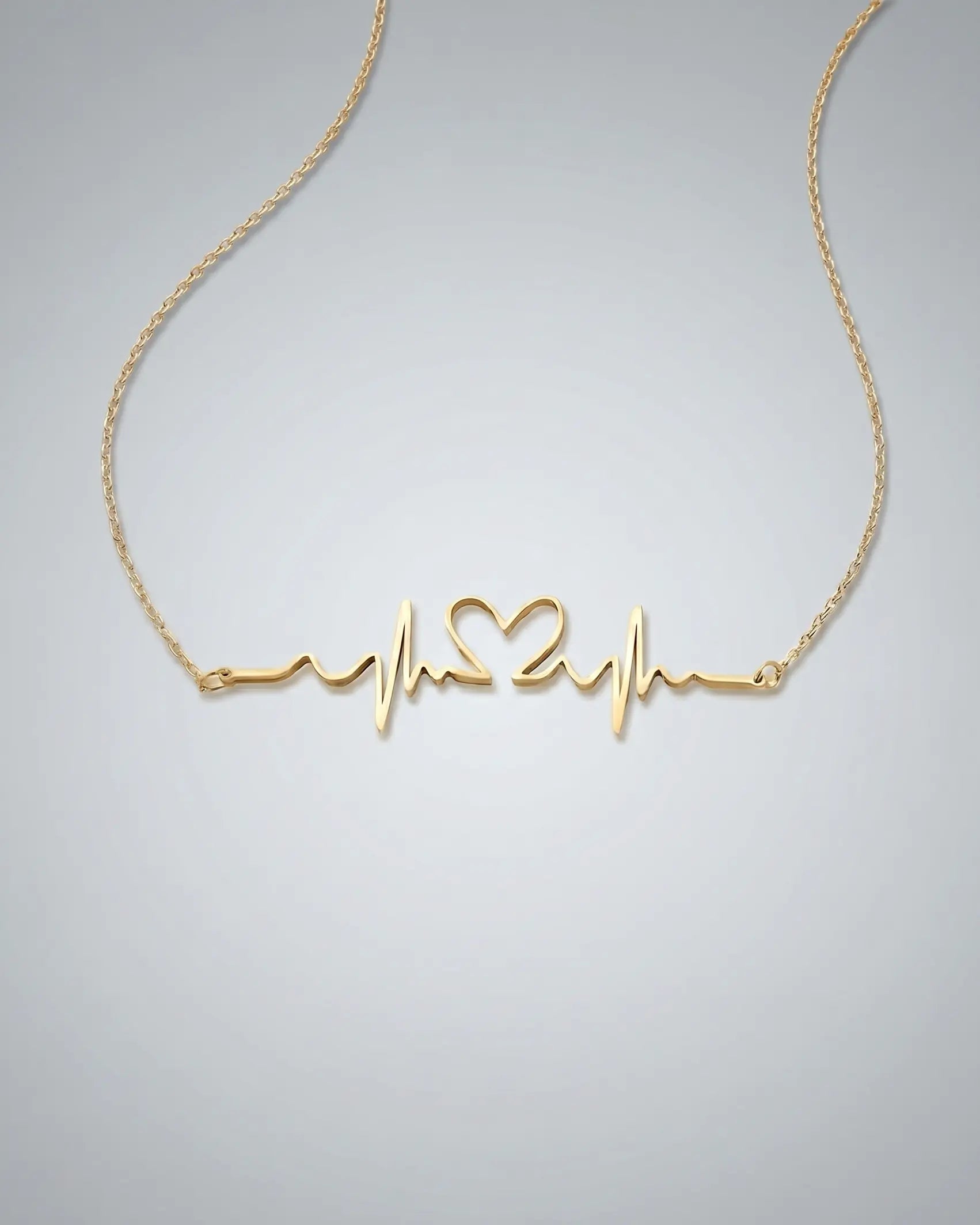 Personalize Your ECG Heart Lifeline Necklace -  Fashion Necklace by BLINGLANE