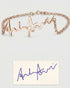 Personalize Your Handwritten Signature Bracelet -  Silver Bracelet by BLINGLANE