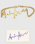 Personalize Your Handwritten Signature Bracelet -  Silver Bracelet by BLINGLANE