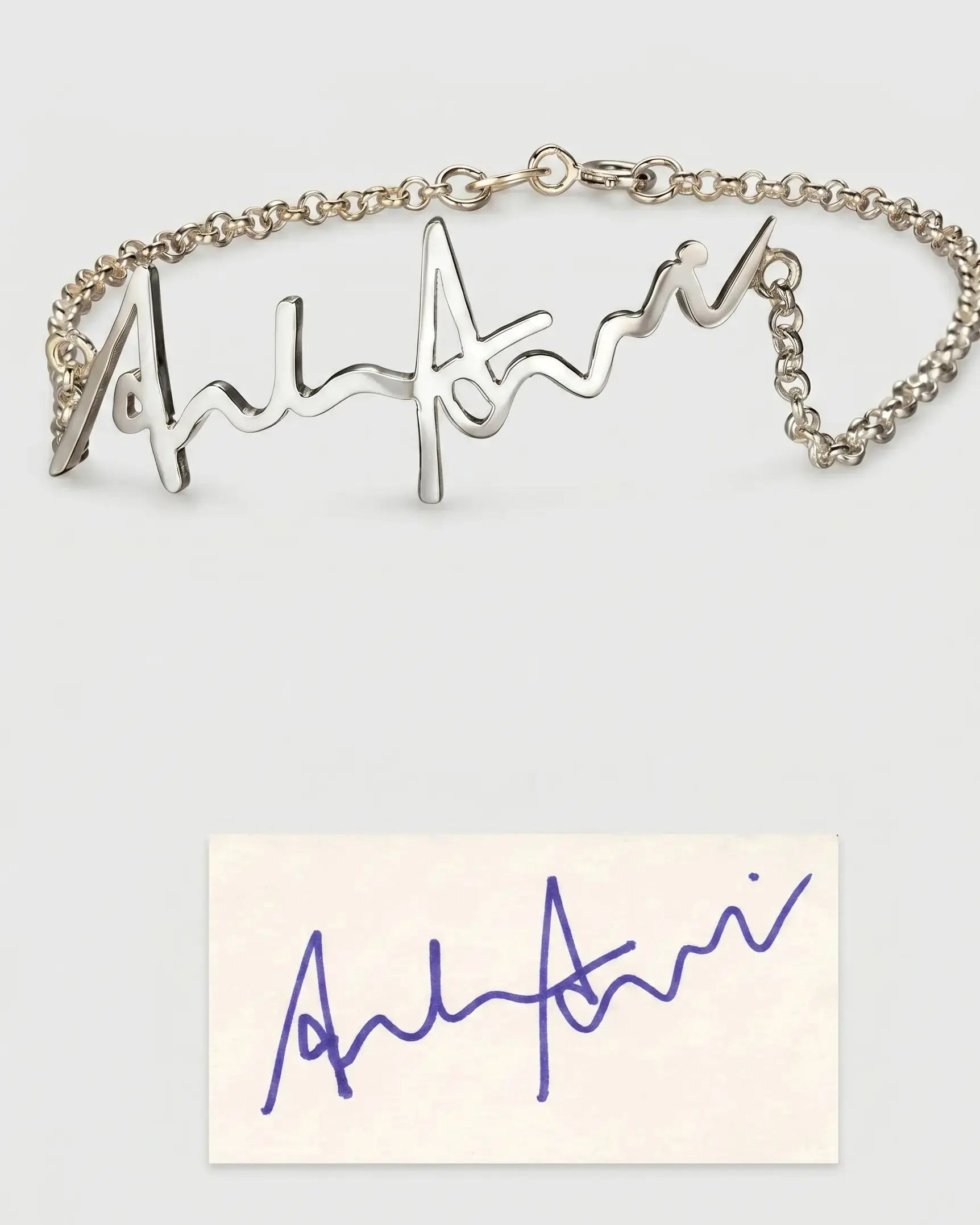 Personalize Your Handwritten Signature Bracelet -  Fashion Bracelet by BLINGLANE