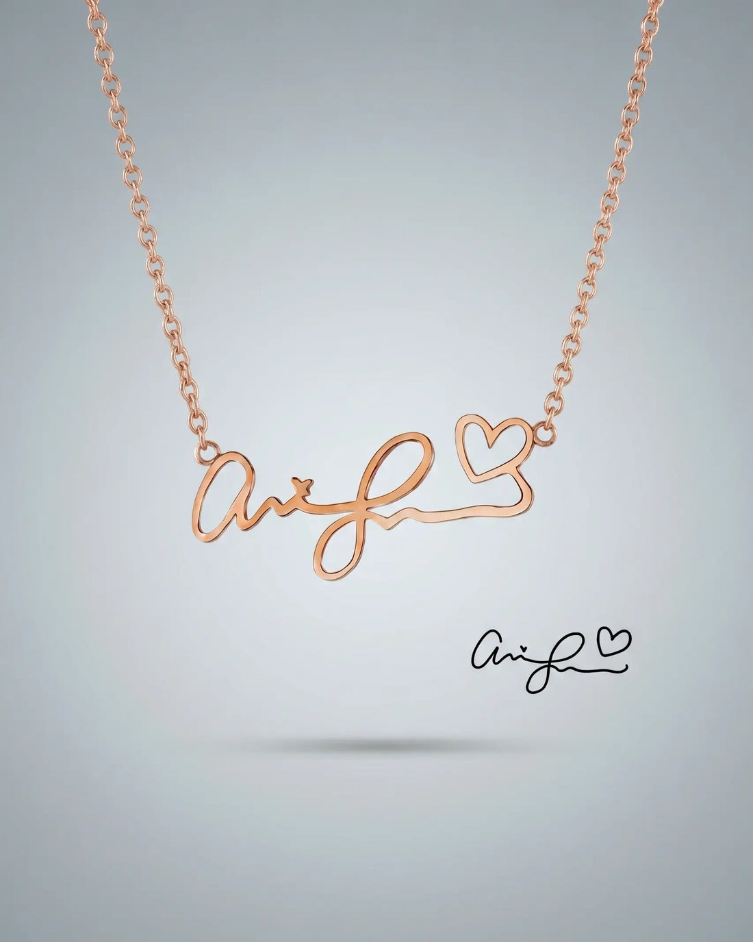 Personalize Your Handwritten Signature Necklace - Fashion Necklace by BLINGLANE