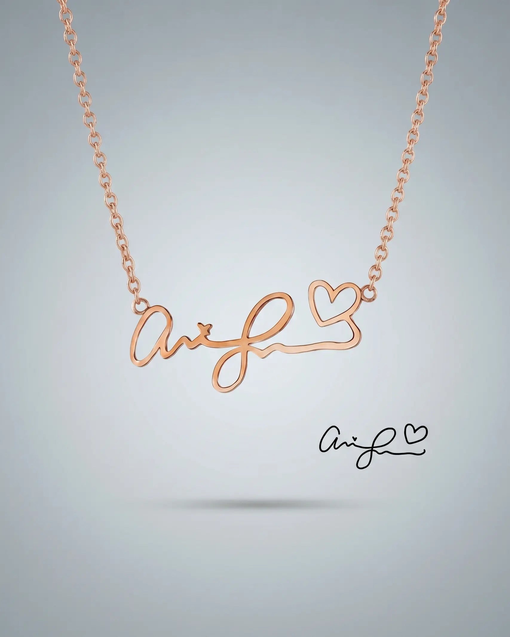 Personalize Your Handwritten Signature Necklace -  Fashion Necklace by BLINGLANE