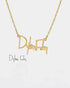 Personalize Your Handwritten Signature Necklace -  Silver Necklace by BLINGLANE