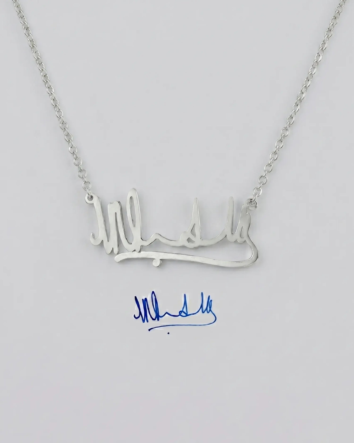 Personalize Your Handwritten Signature Necklace -  Fashion Necklace by BLINGLANE