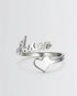 Personalize Your LGBTQIA2S+ Name & Heart Ring -  Fashion Ring by BLINGLANE