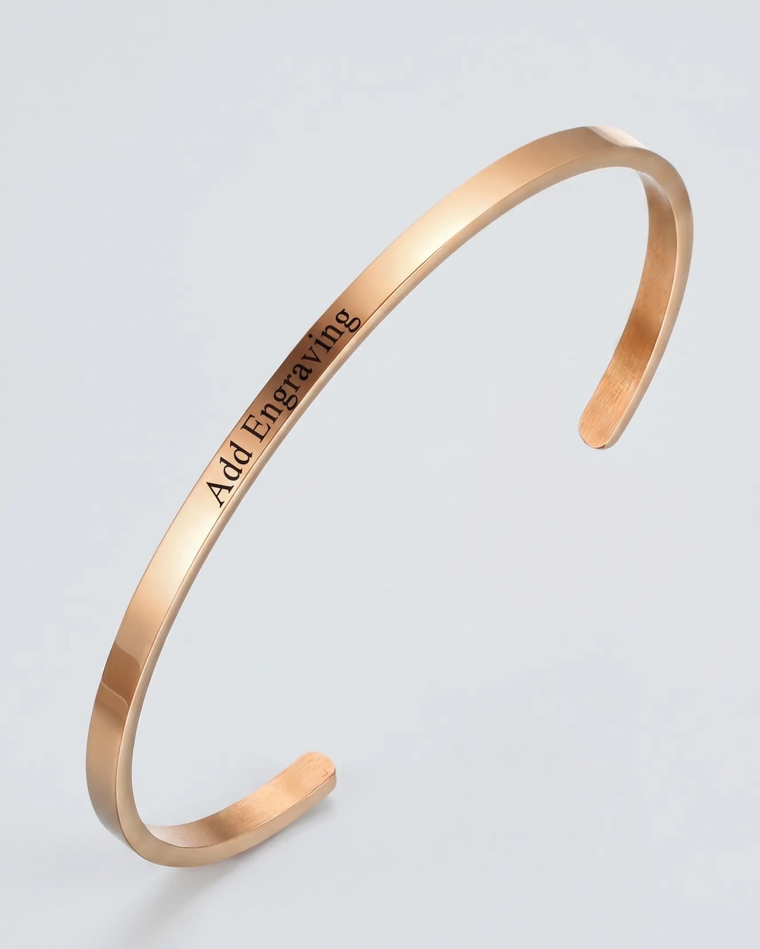 Personalize Your Name 3.5mm Cuff Bangle -  Fashion Bangle by BLINGLANE
