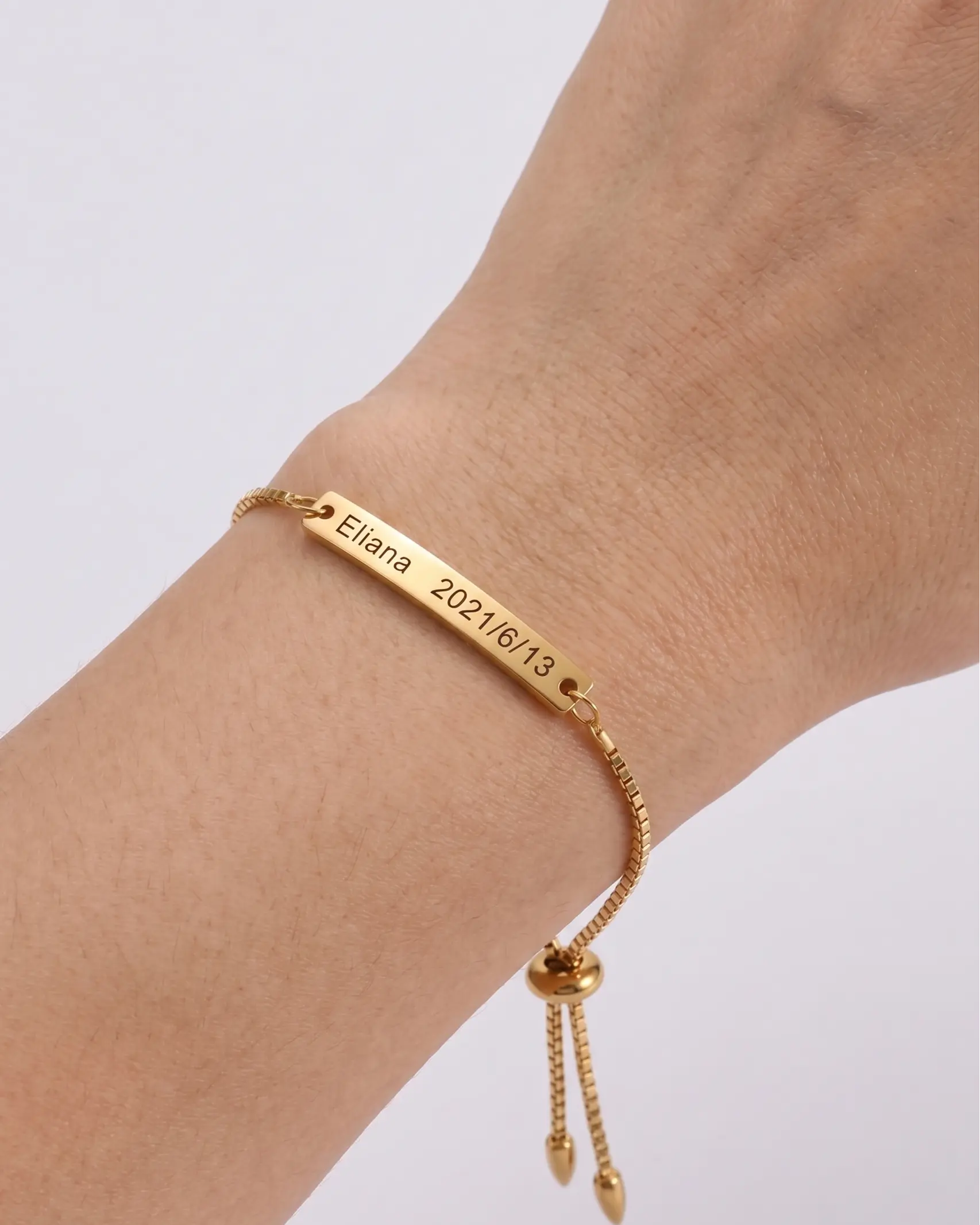Personalize Your Name Bar Bracelet -  Fashion Bracelet by BLINGLANE