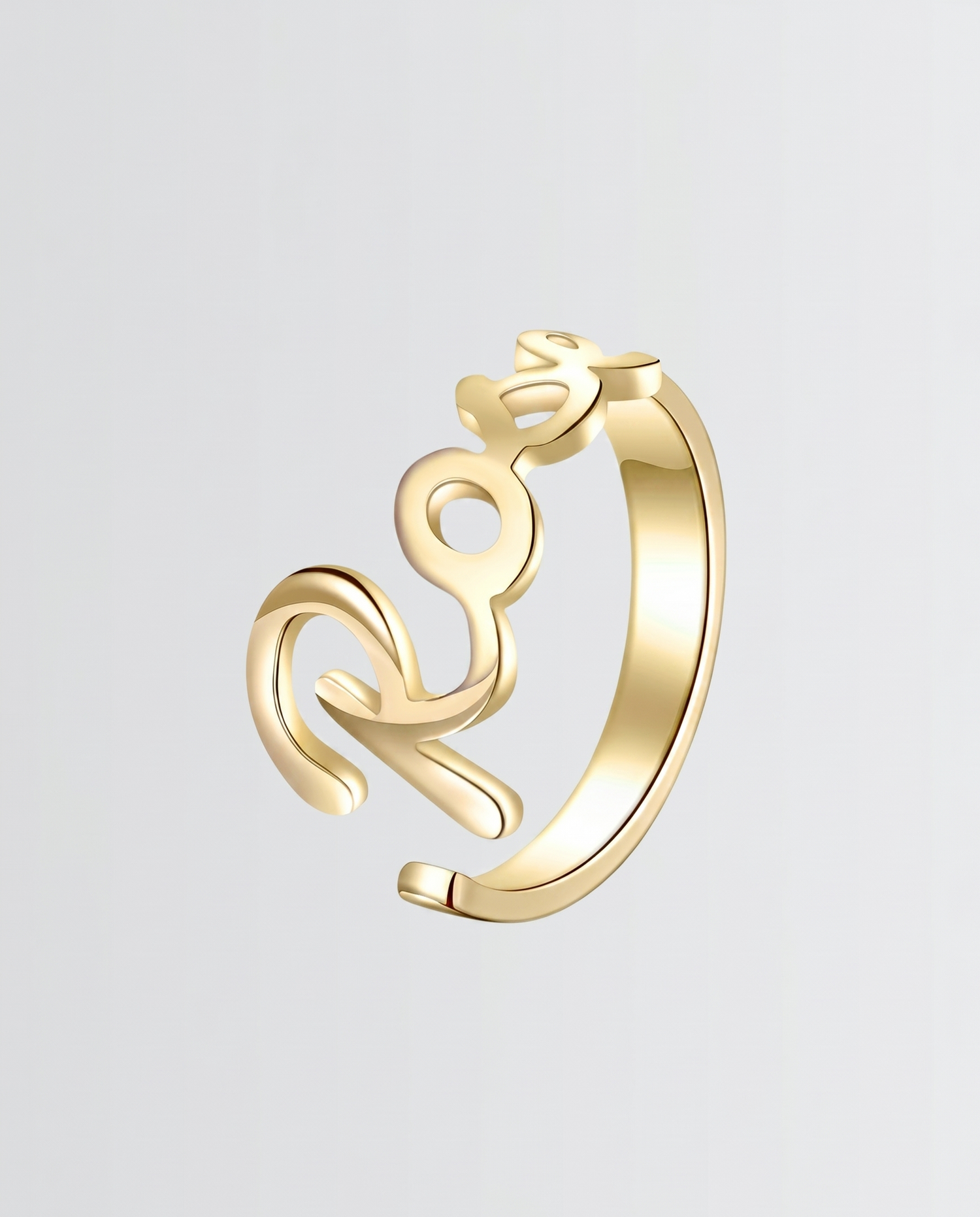 Personalize Your Name Bold Ring - jewellery by BLINGLANE